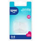 WEE BABY CLASSIC SILICONE TEAT NARROW NECK (SLOW FLOW) FROM 0-6M 1 PCS (866)