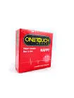 ONE TOUCH CONDOM HAPPY SIZE 52 MM 3 PCS RED
