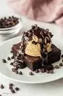 Brownies with Ice Cream