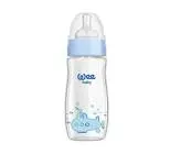WEE BABY CLASSIC PLUS GLASS BOTTLE WIDE NECK 0-6 MONTHS 280 ML (141)