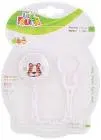 LAFRUTTA CHAIN PACIFIER ANIMALS SHAPES (26203)