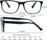 PRESCRIPTION GLASSES SIZE +4.00