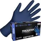 GLOVES LATEX SIZE LARGE COLOUR BLUE