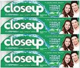 CLOSEUP TOOTHPASTE TRIPLE MENTHOL FRESH ANTI BACTERIAL 100 ML 15% DISCOUNT