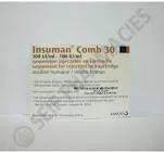 انسومان كومب 30 100 وحدة دولية / مل 5*3 بنفل