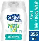 SUAVE KIDS SHAMPOO&CONDITIONER SENSITIVE 3*1 PURELY FUN 355 ML