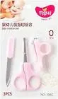 FISH KIDS SET SCISSORS & TWEEZER & FILE