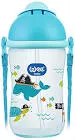 WEE BABY PLASTIC CUP WITH STRAW WITH COVER +6M 380 ML (171)