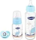 BABY TIME  GLASS BABY BOTTLE SET OF 3 PIECES (BT207)