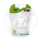 LAFRUTTA SILICONE TEAT WIDE NECK ( FAST FLOW - LARGE ) +18M 2 PCS (22163)
