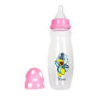 TRUE PLASTIC BOTTLE SILICONE TEAT NARROW NECK +3M PINK 270 ML