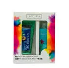 AVUVA SCRUB PASSION FRUIT 185 GM + BODY SPLASH PASSION FRUIT 253 ML