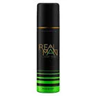 REAL MAN PERFUME  SPRAY FRESH SPIRIT 150 ML GREEN