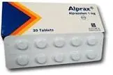 Alprazolam 1mg 20 tablets