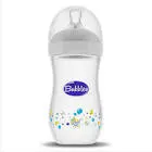 BUBBLES NATURAL WIDE NECK BOTTLE +6M WHITE 280 ML