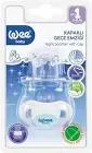 WEE BABY SILICONE PACIFIER BEVELED FROM 0-6M BOYS DRAWS 1 PCS (833)