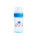 BUBBLES CLASSIC NARROW NECK BOTTLE +1M BLUE 180 ML