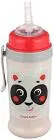 CANPOL BABIES SPORTS PLASTIC CUP WITH STRAW RED +12M 350 ML (56510)