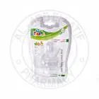 LAFRUTTA SILICONE TEAT NARROW NECK ( MEDIUM FLOW - MEDIUM ) FROM 6-18M 2 PCS (22112)