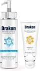 DRAKON WHITENING FACIAL WASH FOR DRY SKIN PUMP 200 ML + FACE WHITENING MASK WITH COLLAGEN 50 G