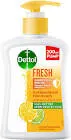 DETTOL HAND WASH ANTI-BACTRERIAL FRESH WITH LEMON, ORANGE YELLOW 200 ML