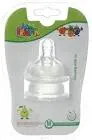 LAFRUTTA SILICONE TEAT PLUS WIDE NECK ( MEDIUM FLOW - MEDIUM ) FROM 6-18M 2 PCS (22182)