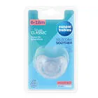 CANPOL BABIES SILICONE PACIFIER ORTHODONTIC FROM 6-18M COLORS 1 PCS (22/420)