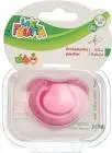 LAFRUTTA SILICONE ORTHODONTIC PACIFIER WITH COVER FROM 6-18M COLORS 1 PCS (22282)