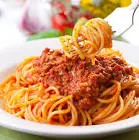 Spaghetti with meat