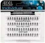 ARDELL DURALASH NATURALS KNOTTED FLARES SHORT BLACK 56 LASHES #1109