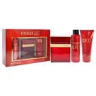 GUESS SEDUCTIVE HOMME RED SET FOR MEN (EAU DE TOILETTE 100ML+DEODORANT SPRAY 226ML+SHOWER GEL100ML)I