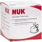 NUK RUBBER CLEFT LIPS TEAT WITH SCREW RING +6M 1 PCS (107003)