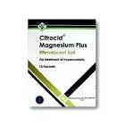 Effervescent magnesium citrate plus 12 sachets