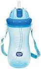 WEE BABY PLASTIC CUP WITH STRAW WITH COVER +6M BLUE 340 ML (761)