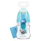 CANPOL BABIES EASY STAR ANTI COLIC PLASTIC BOTTLE WIDE NECK +0M BLUE 120 ML (35231)
