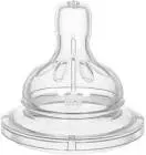 WEE BABY CLASSIC PLUS SILICONE TEAT WIDE NECK ( FAST FLOW ) FROM +18M 1 PCS (854)