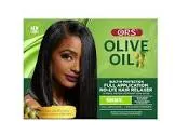 ORS OLIVE OIL BUILT IN PROTECTION NO-LYE HAIR RELAXER FOR FINE-MEDIUM HAIR TEXTURES NORMAL 9 PCS