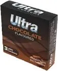 ULTRA CONDOM CHOCOLATE FLAVOURED 3 LATEX