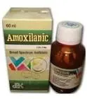 Amoxicillin 228.5 mg/5 mL suspension 60 mL