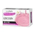 LUNA GLYCERIN TRANS0PARENT ROSE&MILK SOAP 100GM