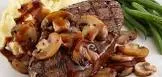 Steak Piccata Mushroom Sauce