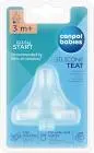 CANPOL SILICONE TEAT WIDE NECK (SLOW FLOW) +3M 1 PCS (21/720) 

Translation: 1 piece of CANPOL silicone teat wide neck (slow flow) for 3 months and older (21/720)