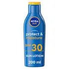 NIVEA SUN PROTECT & MOISTURE SUNBLOCK SPF+30 LOTION 200ML