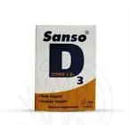 سانسو د3 2500 وحدة دولية 28 قرص
